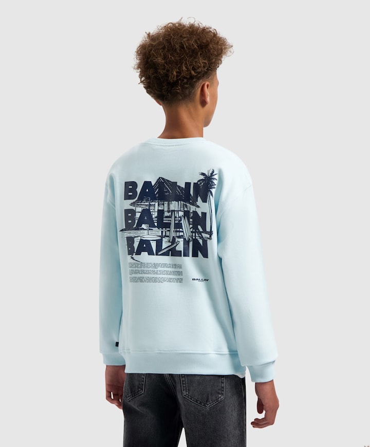 Jongens sweater blauw