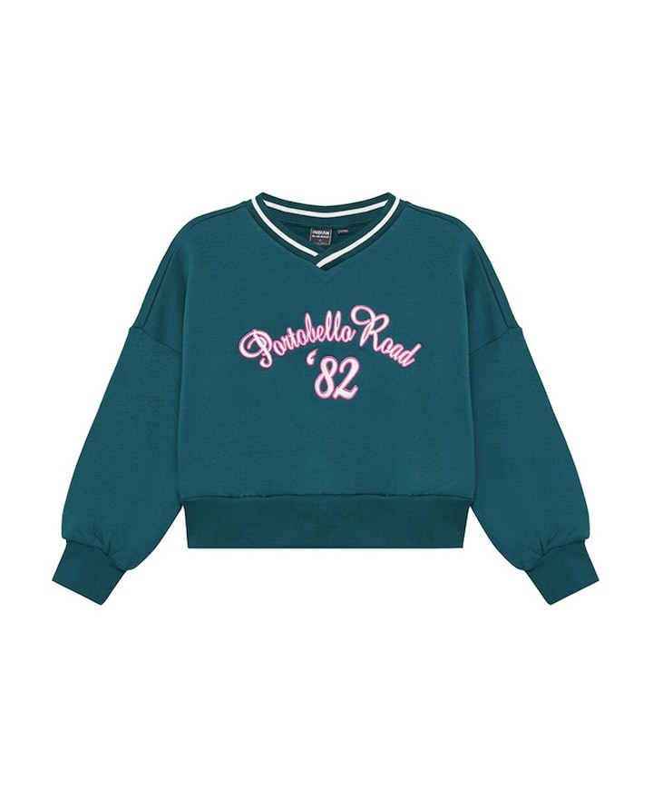 Meisjes sweater groen