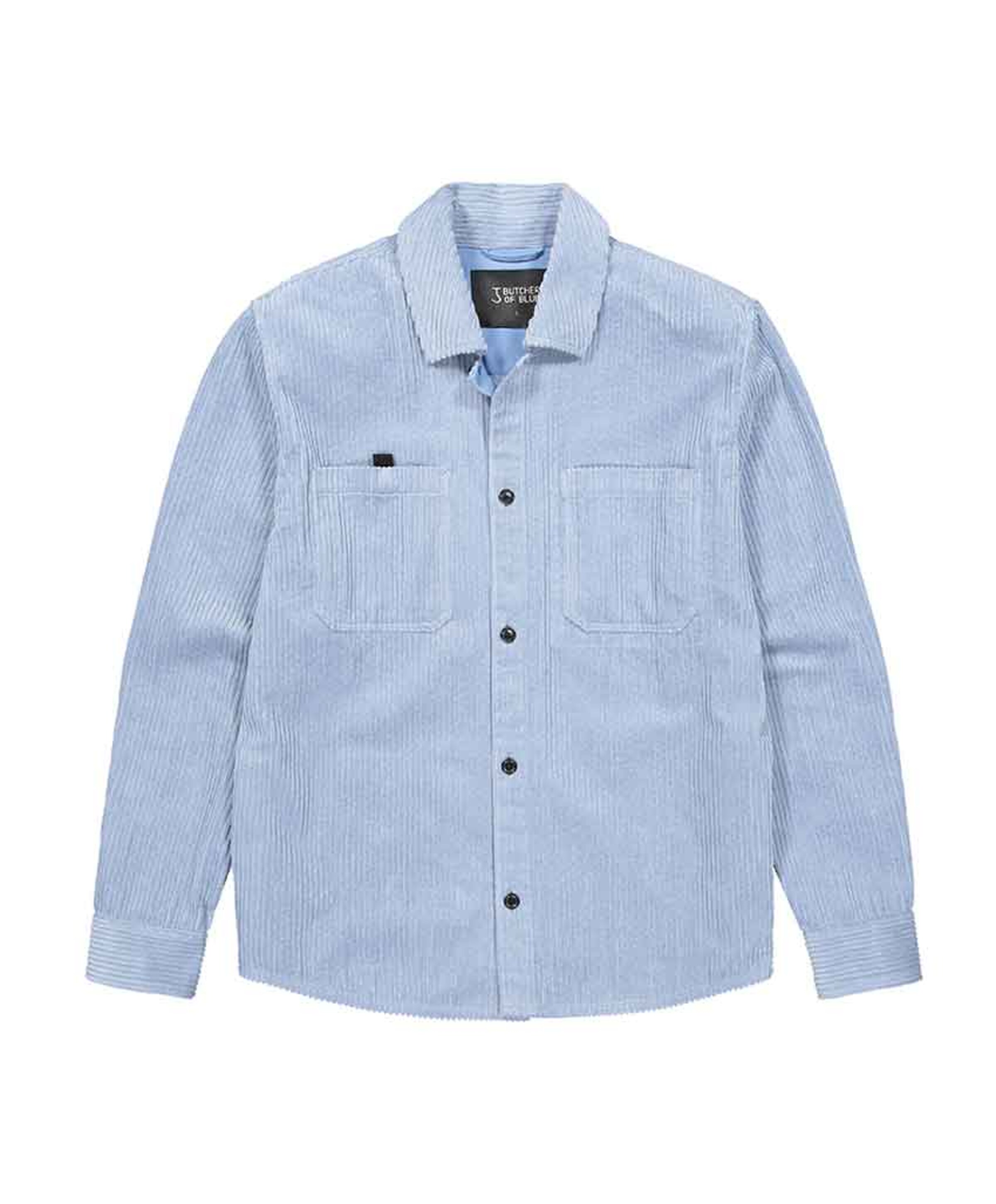 Heren overshirt blauw