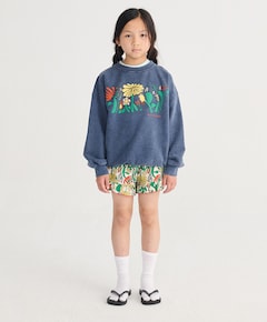 Color Herbalist all over woven meisjes korte broek multicolor