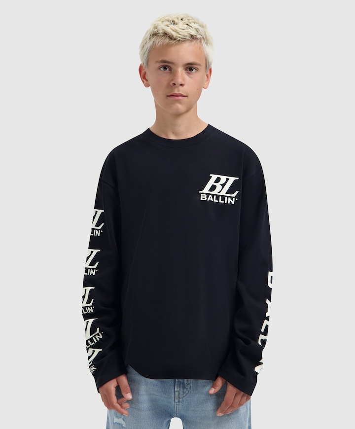 Jongens longsleeve zwart