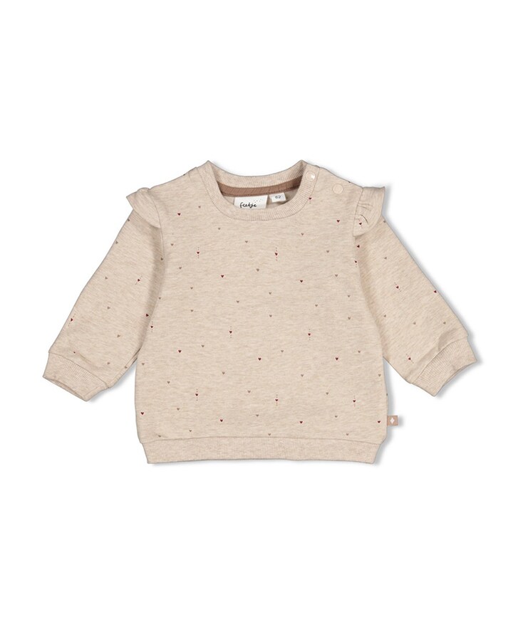 Meisjes trui beige