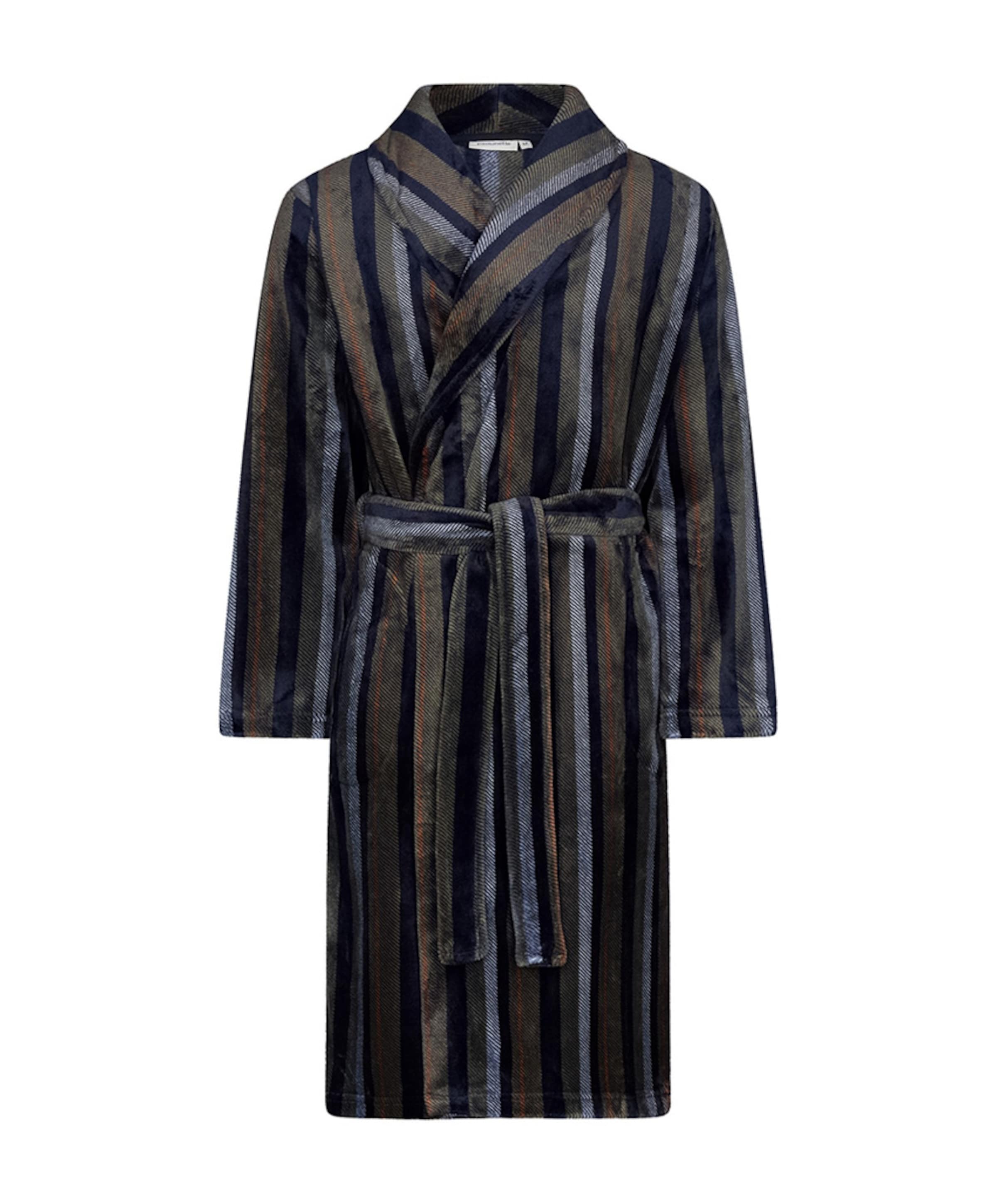 Heren ochtendjas blauw