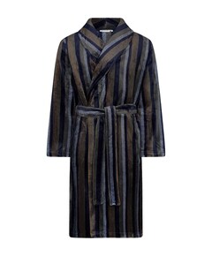 Heren ochtendjas blauw