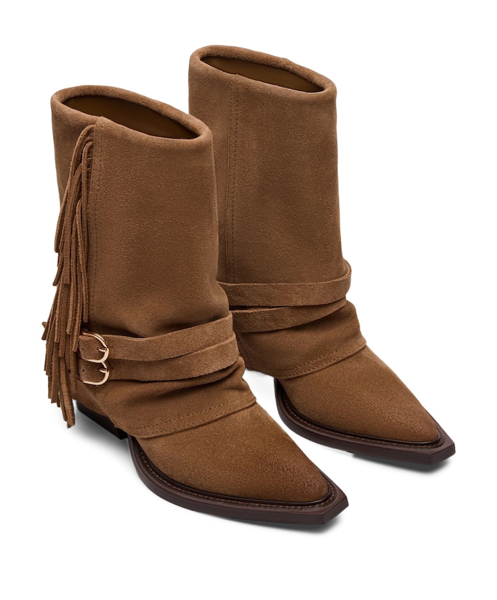 Hadly dames laarzen beige