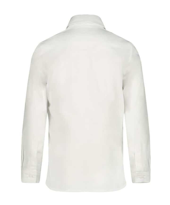 Jongens overhemd lange mouw wit