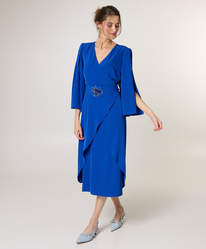 Dames jurk blauw