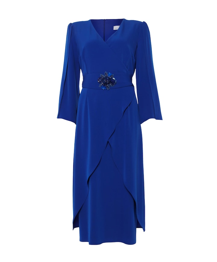 Dames jurk blauw