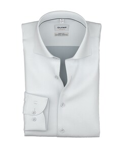 Heren overhemd lange mouw grijs