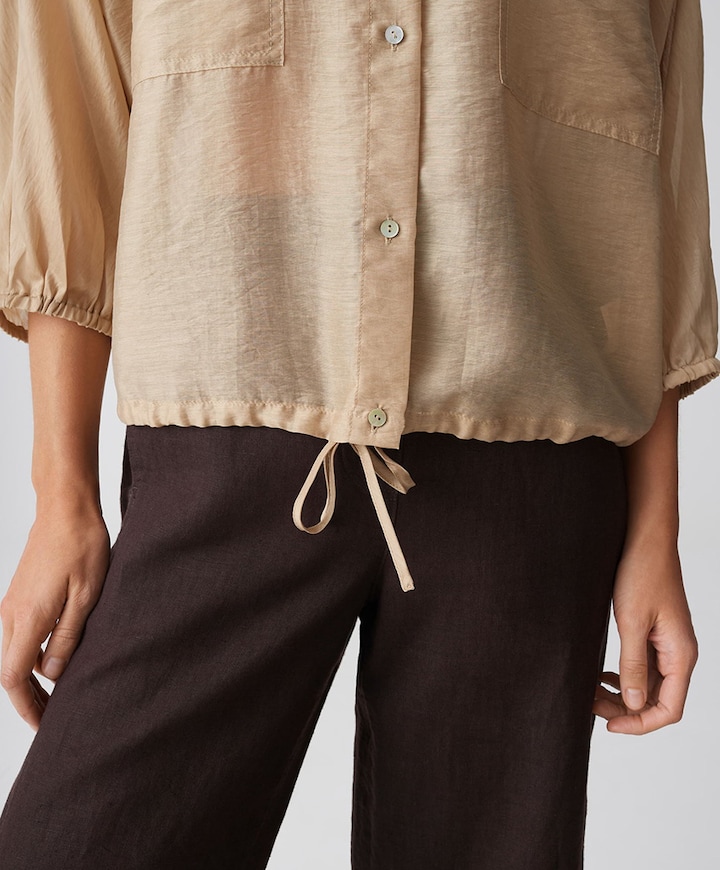 Dames blouse beige