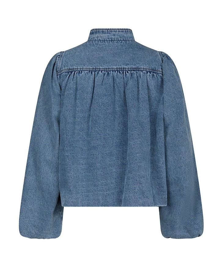 Dames jas blauw