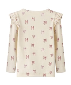 Meisjes longsleeve ecru