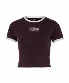 Dames T-shirt bordeaux