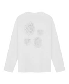 Heren longsleeve wit