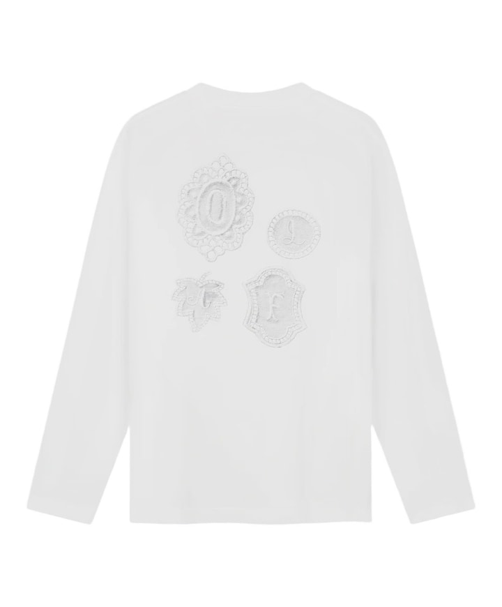 Heren longsleeve wit