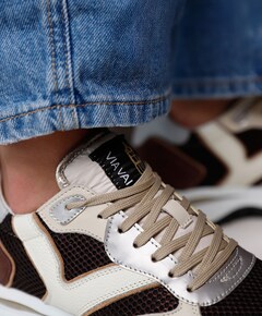 Usher Elliot dames sneakers beige