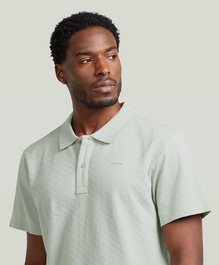 Heren polo groen
