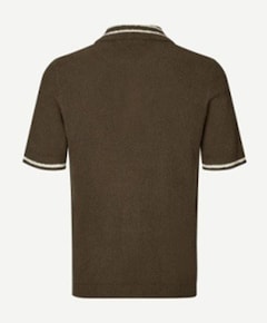 Heren polo bruin