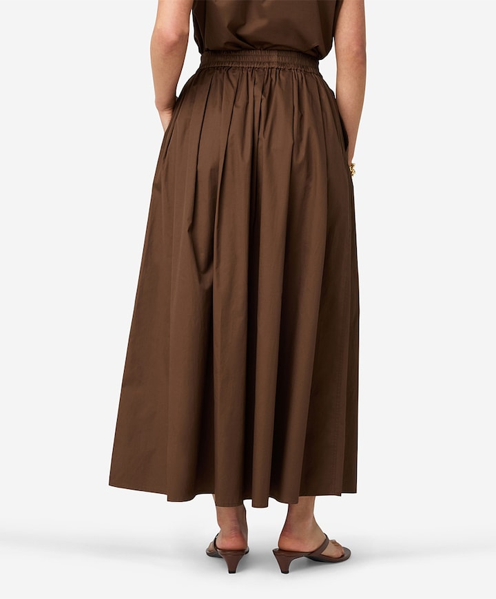 Dames rok bruin