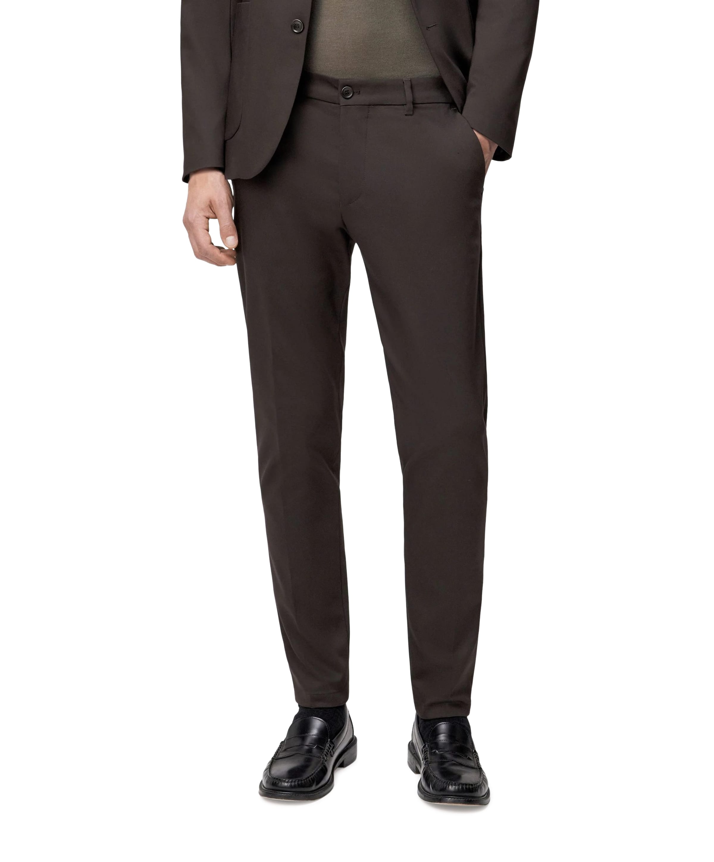Ajend RGLR heren pantalon bruin