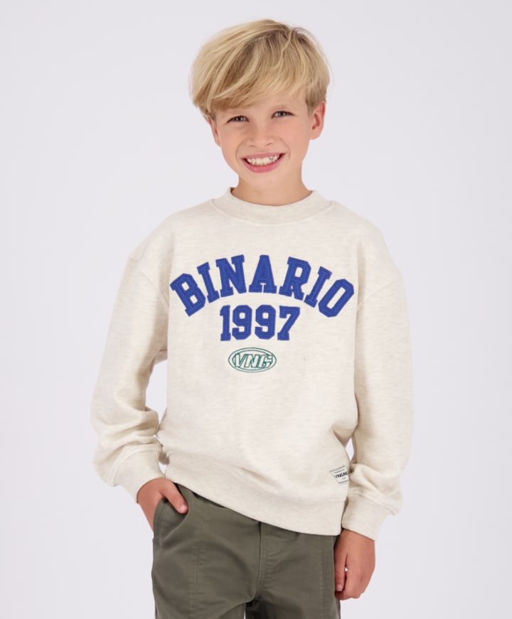 Jongens sweater ecru