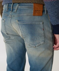 Anbass  heren jeans blauw
