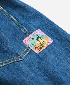Taxi Saurus Tag Denim Pants uniseks jeans  blauw