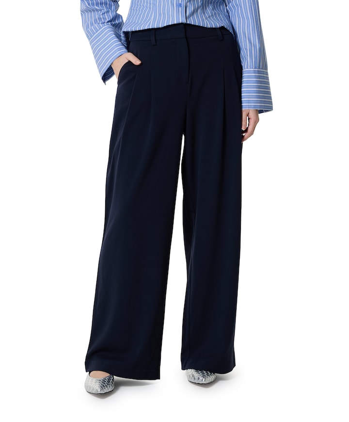 MSCHHenrika HW Pants blauw