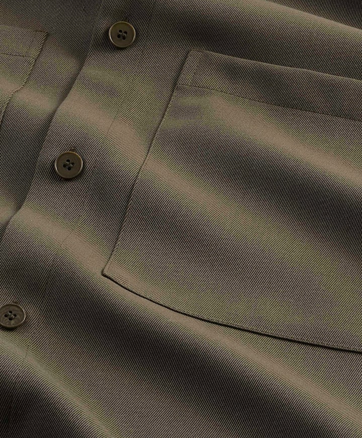 Heren overshirt bruin