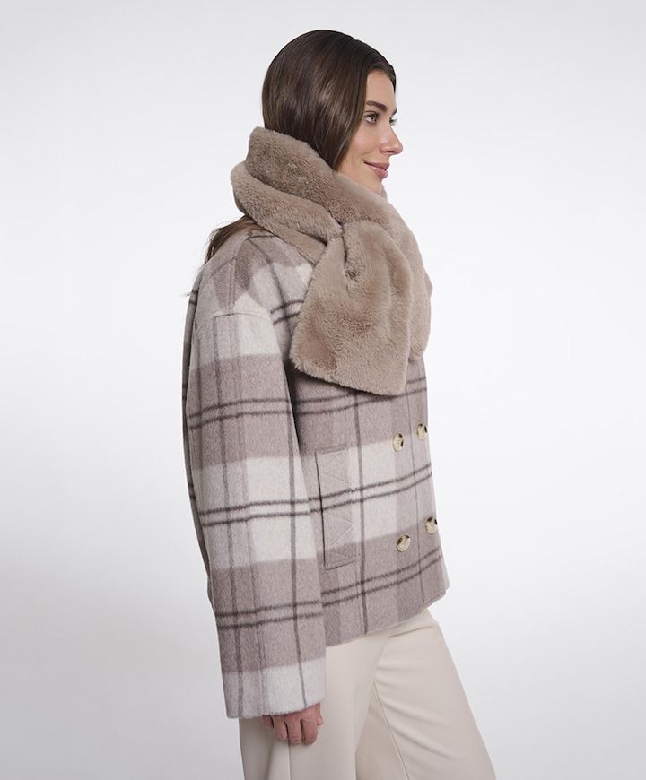 Dames sjaal beige