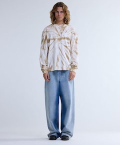 Heren longsleeve ecru