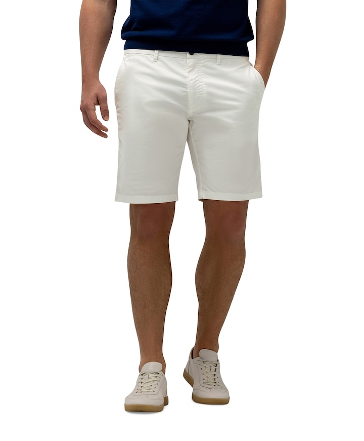 Bermuda Plain heren korte broek wit