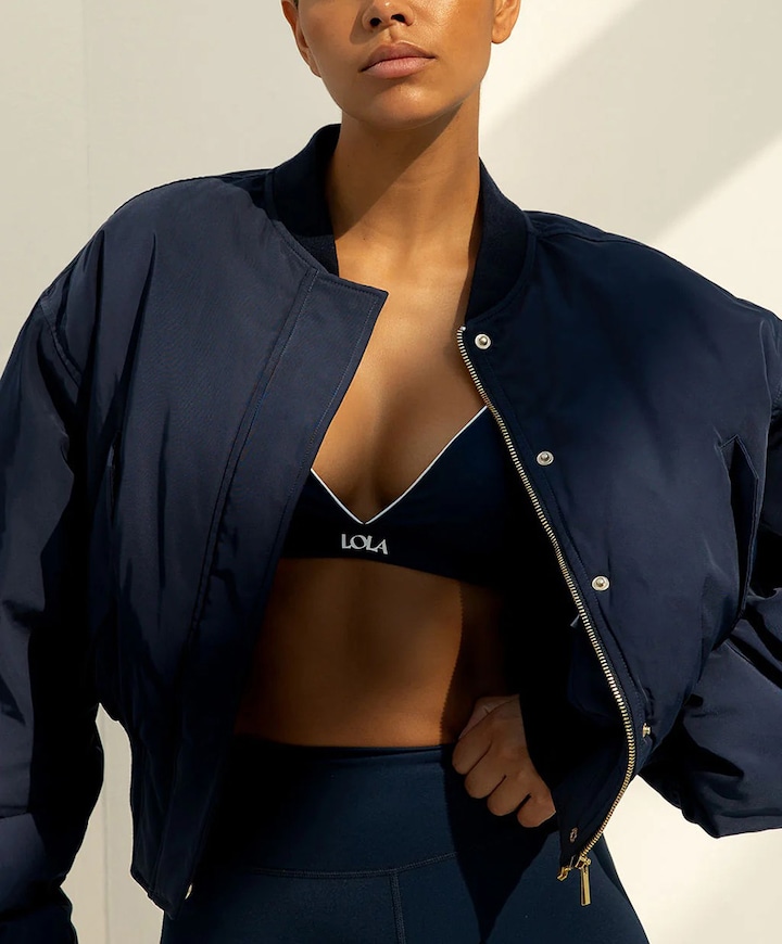 Dames sport bh blauw