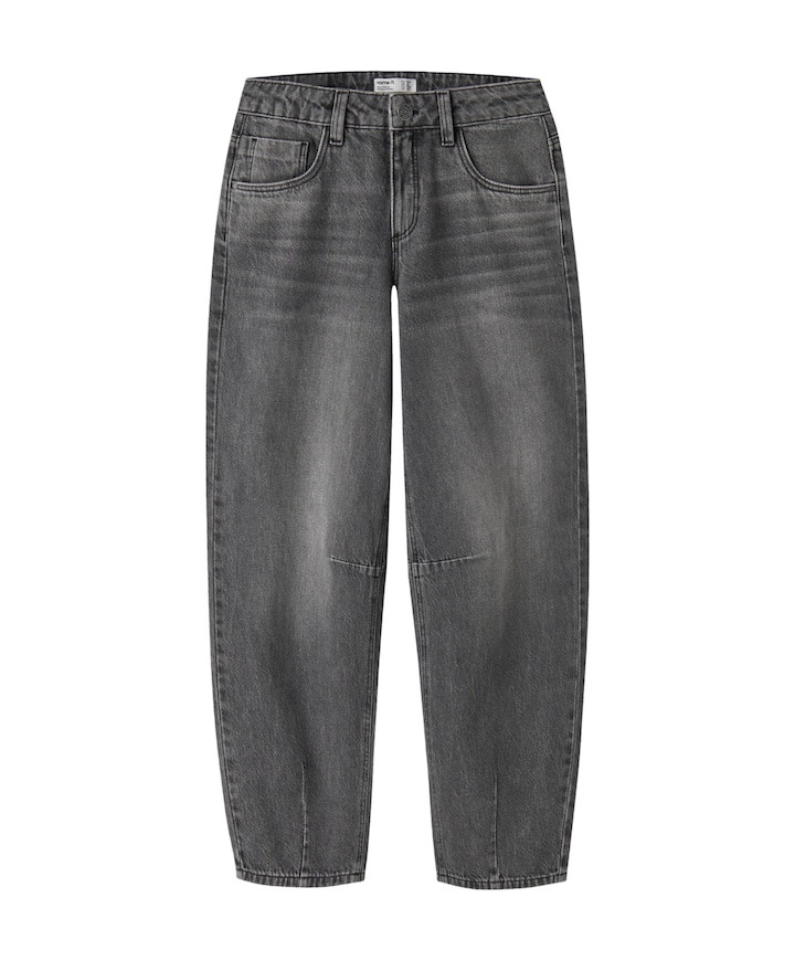 NKFBELLA BARREL JEANS 2113-RM NOOS meisjes jeans grijs