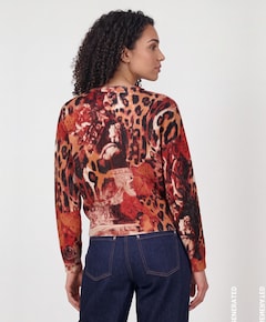 Dames trui brique