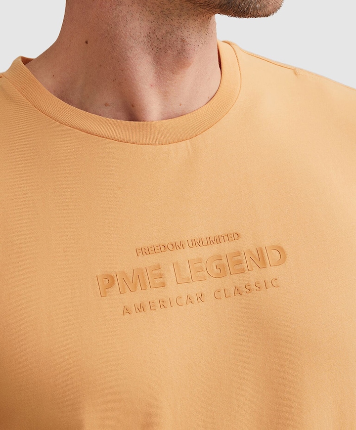 Heren T-shirt oranje