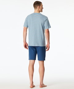 Heren pyjamaset blauw