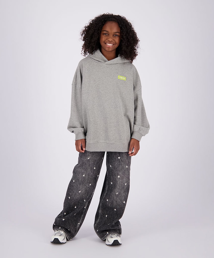 Meisjes sweater grijs