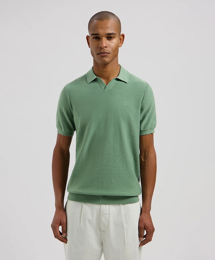 Heren polo groen