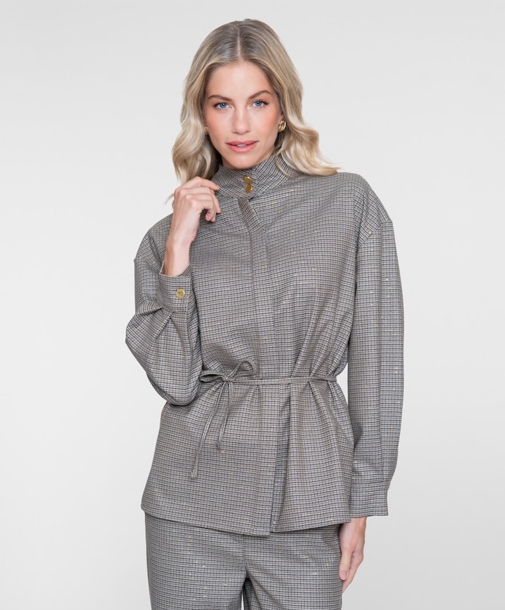 Dames blouse beige