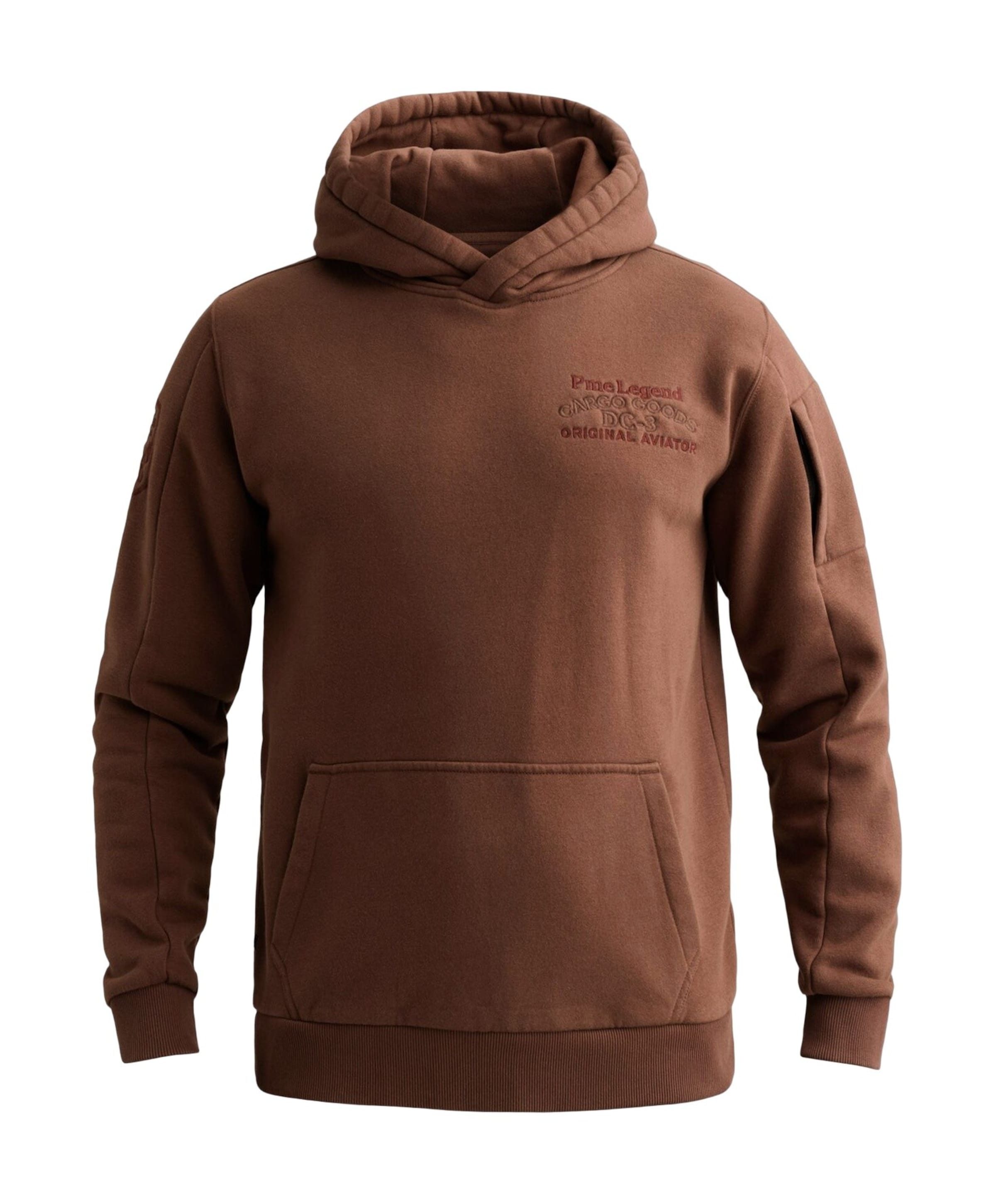 Heren hoodie bruin