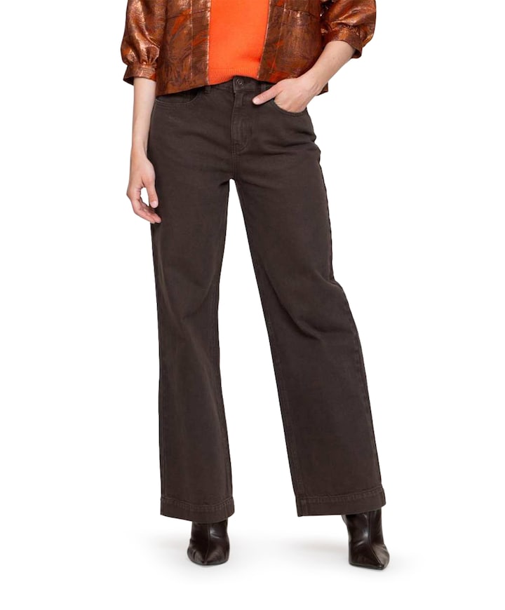 Flair jeans bruin
