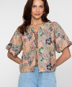 Dames blouse beige