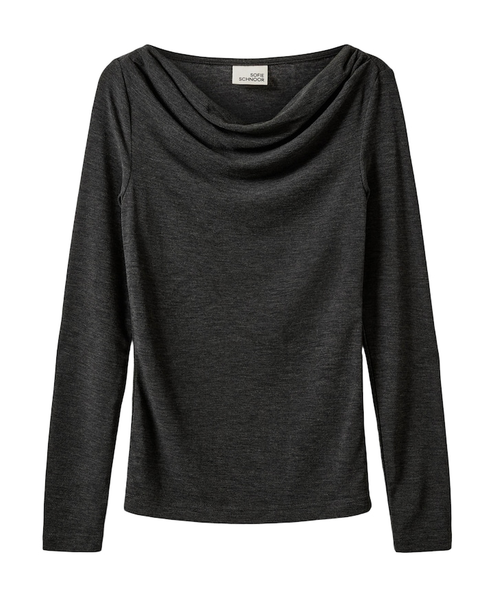 Meisjes longsleeve grijs