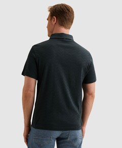 Heren polo blauw