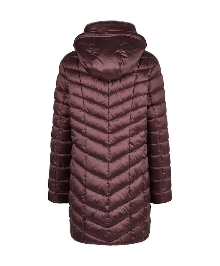 Dames jas bordeaux