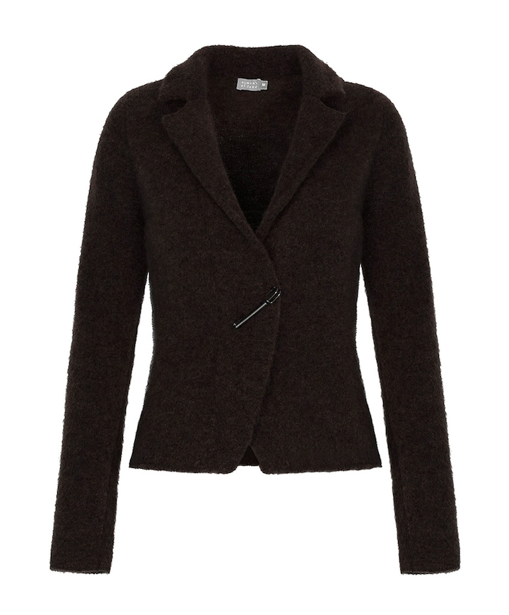 Dames blazer bruin