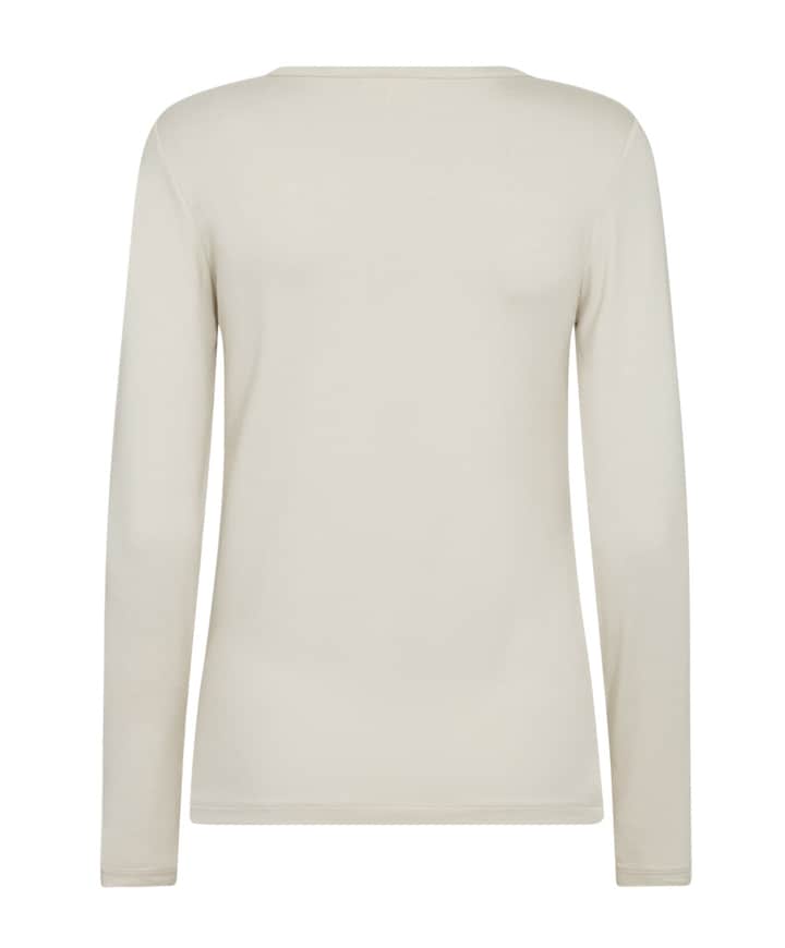 Dames longsleeve beige