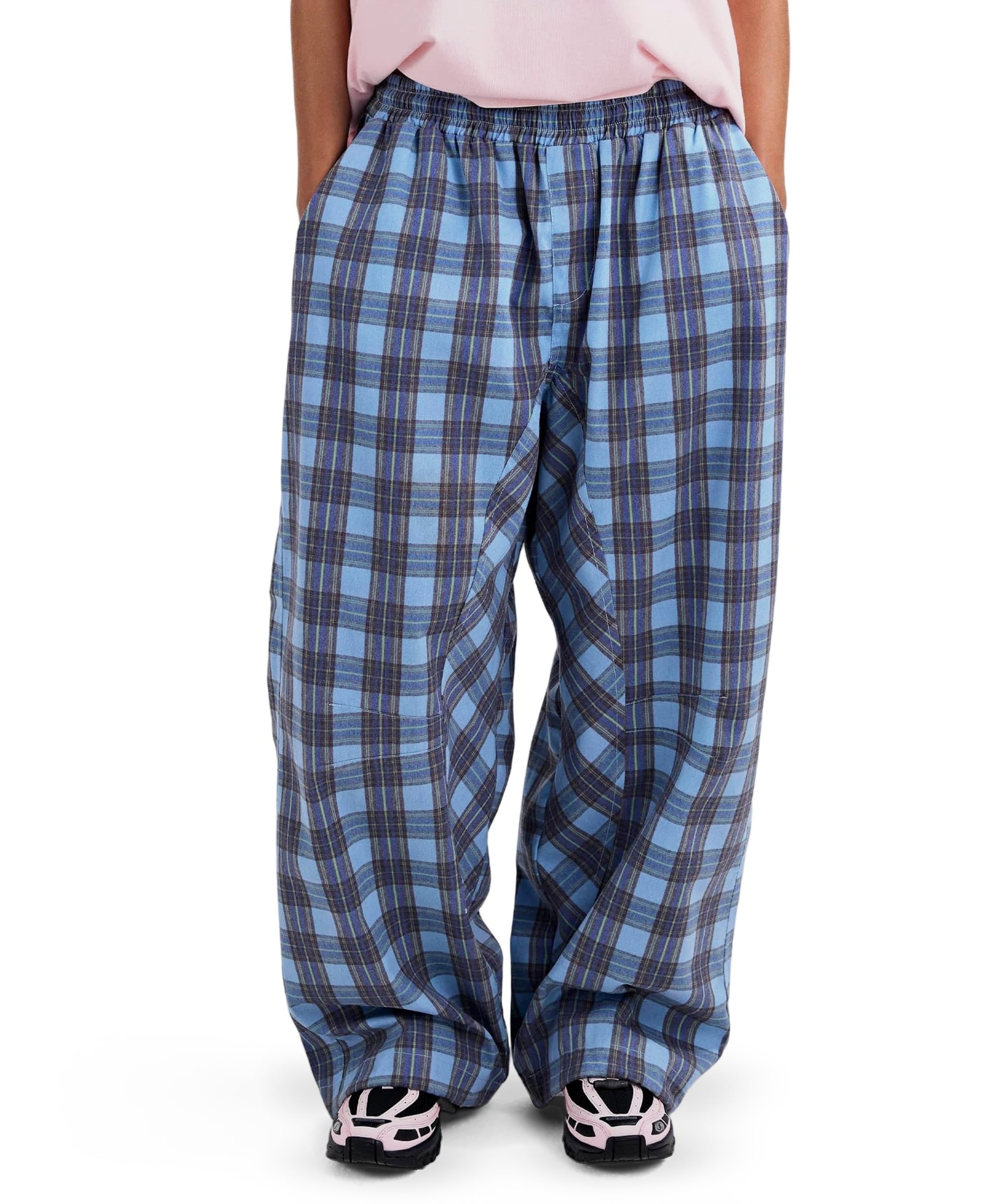 Briana Balloon dames broek blauw