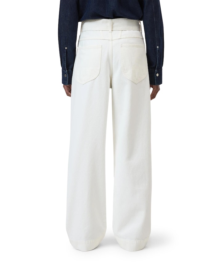 Deni-X dames jeans ecru